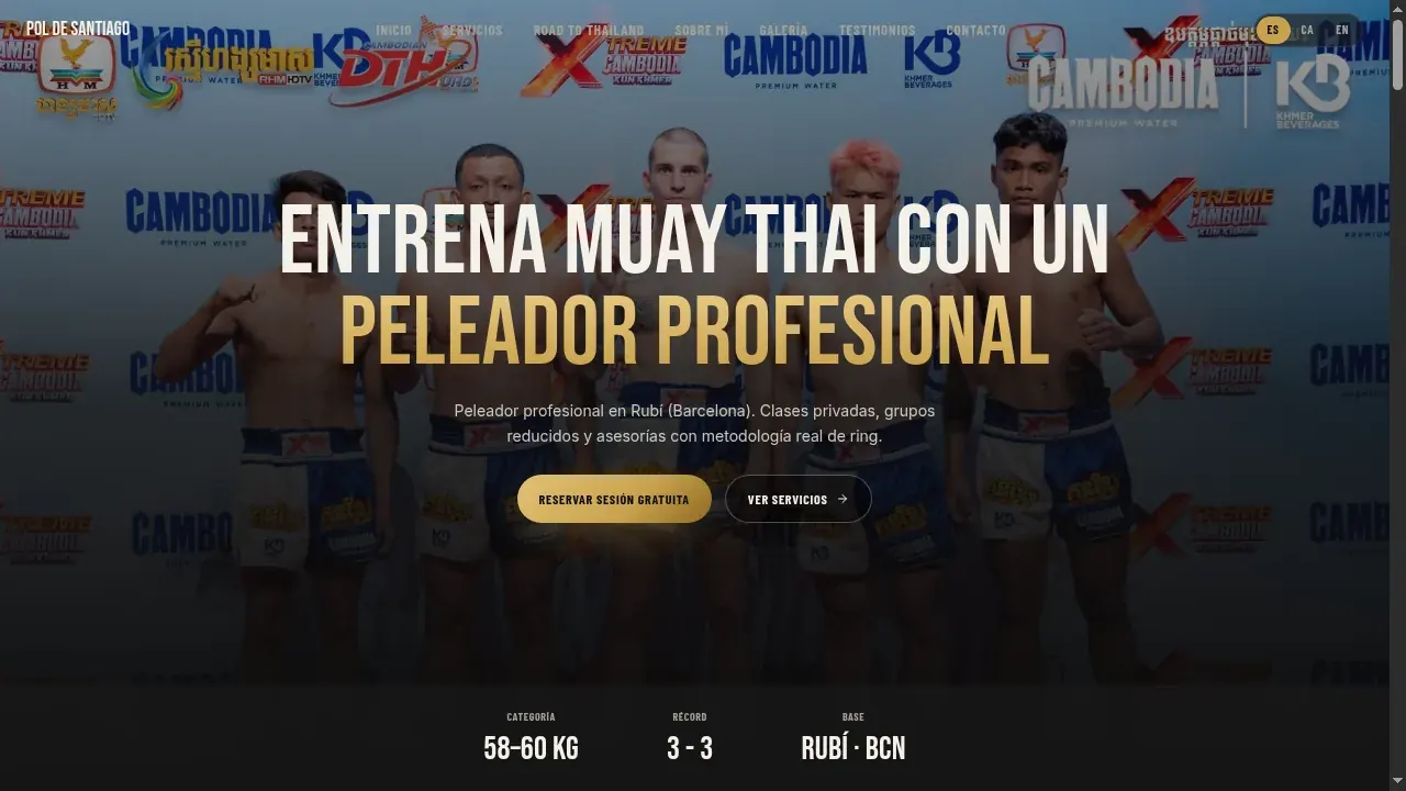 Web de Pol de Santiago